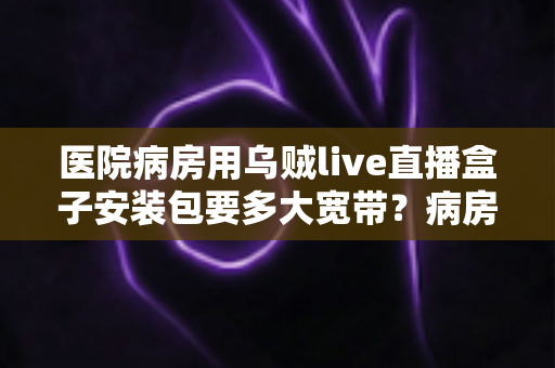 医院病房用乌贼live直播盒子安装包要多大宽带？病房直播网络配置与安装全攻略