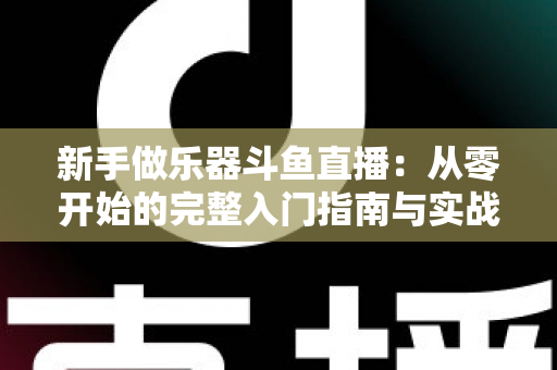 新手做乐器斗鱼直播：从零开始的完整入门指南与实战技巧