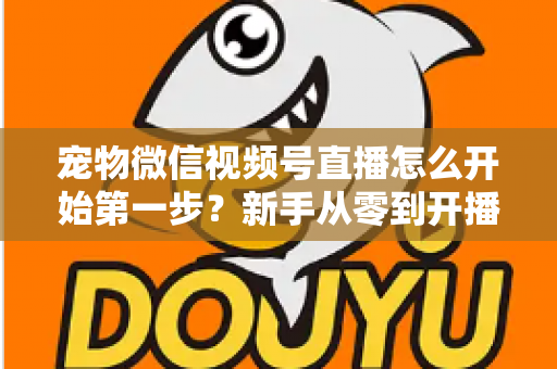 宠物微信视频号直播怎么开始第一步？新手从零到开播的完整实操指南