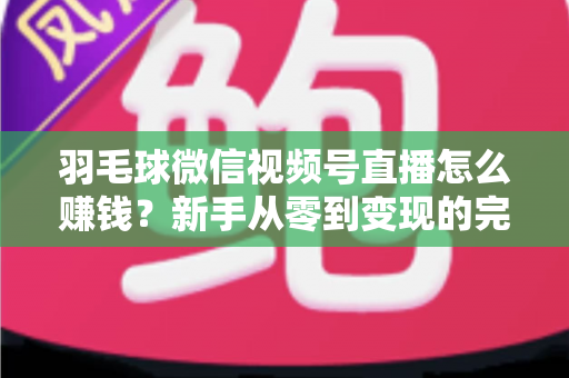 羽毛球微信视频号直播怎么赚钱?新手从零到变现的完整实战攻略 羽毛球微信视频号直播怎么赚钱?新手从零到变现的完整实战攻略