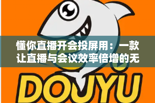 懂你直播开会投屏用：一款让直播与会议效率倍增的无线投屏全能方案深度解析